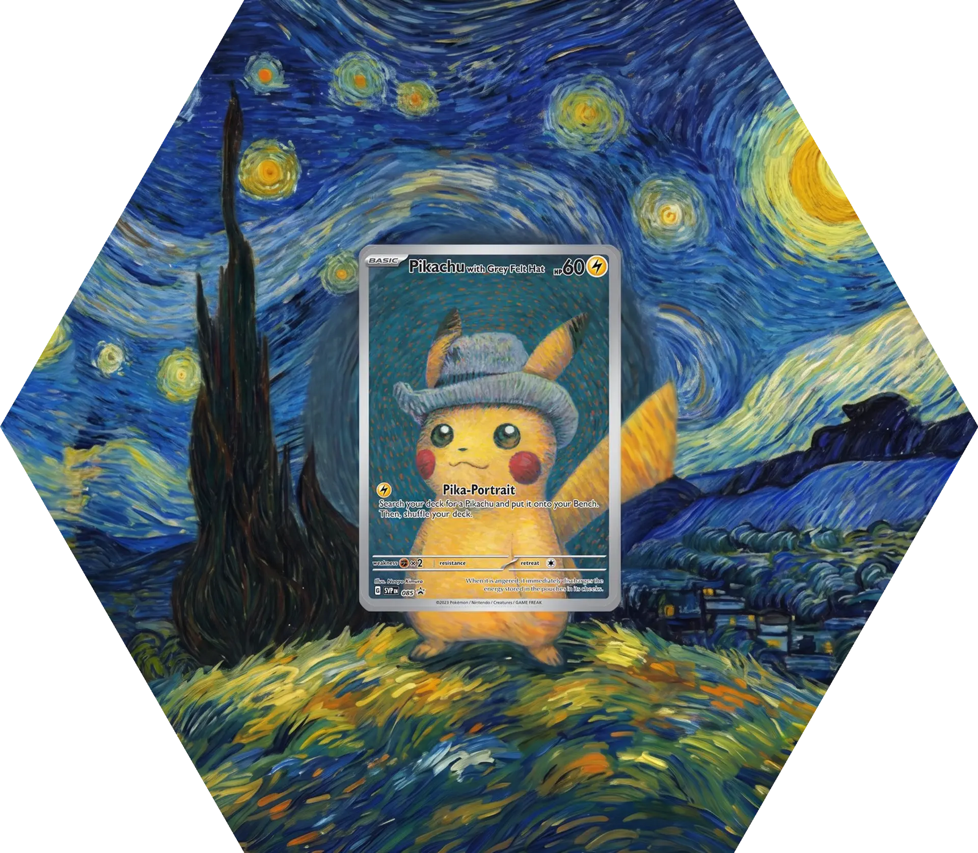 Grail Hexframe® — SVP Van Gogh Pikachu