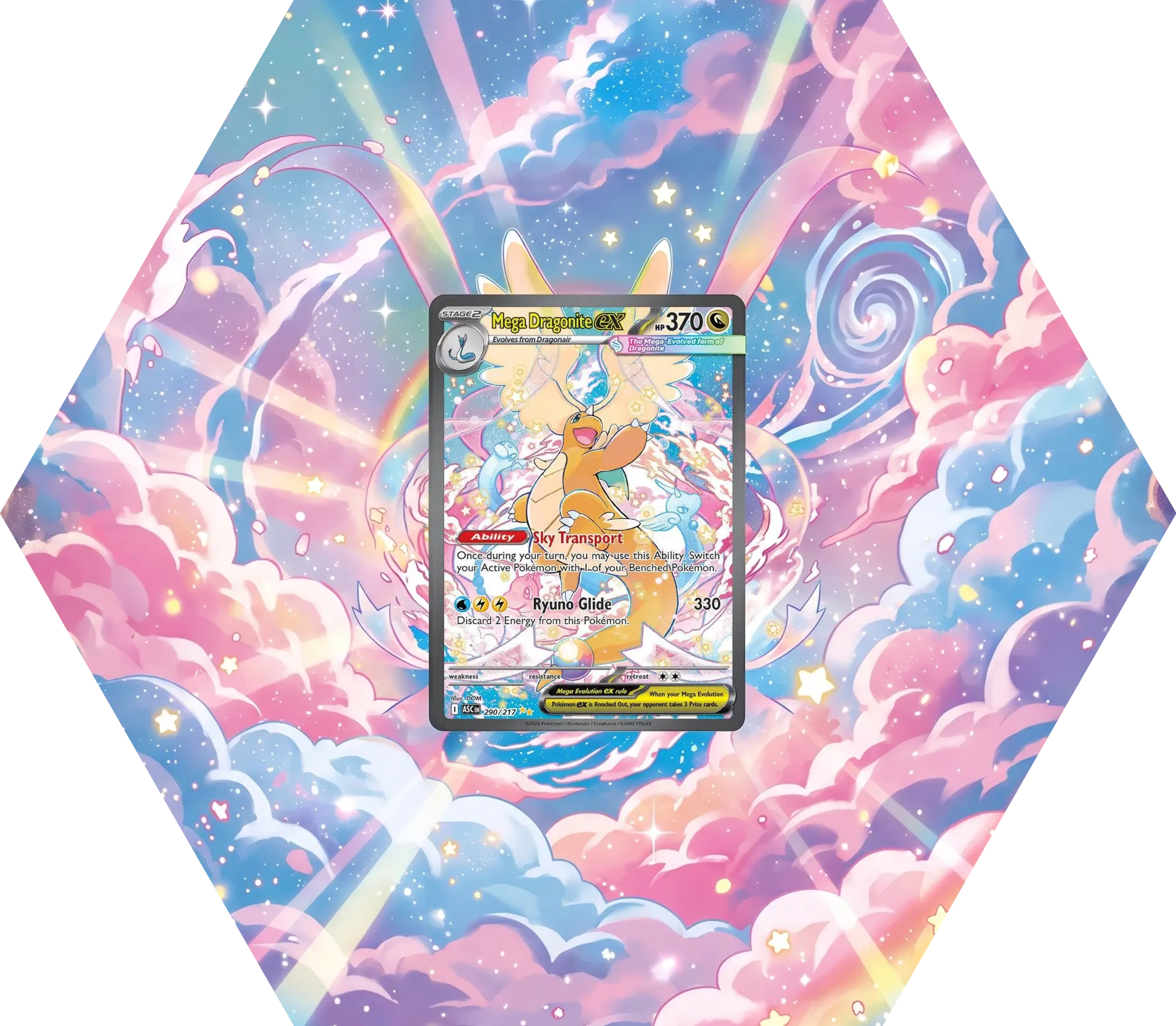 Grail Hexframe® — ASC Dragonite SIR