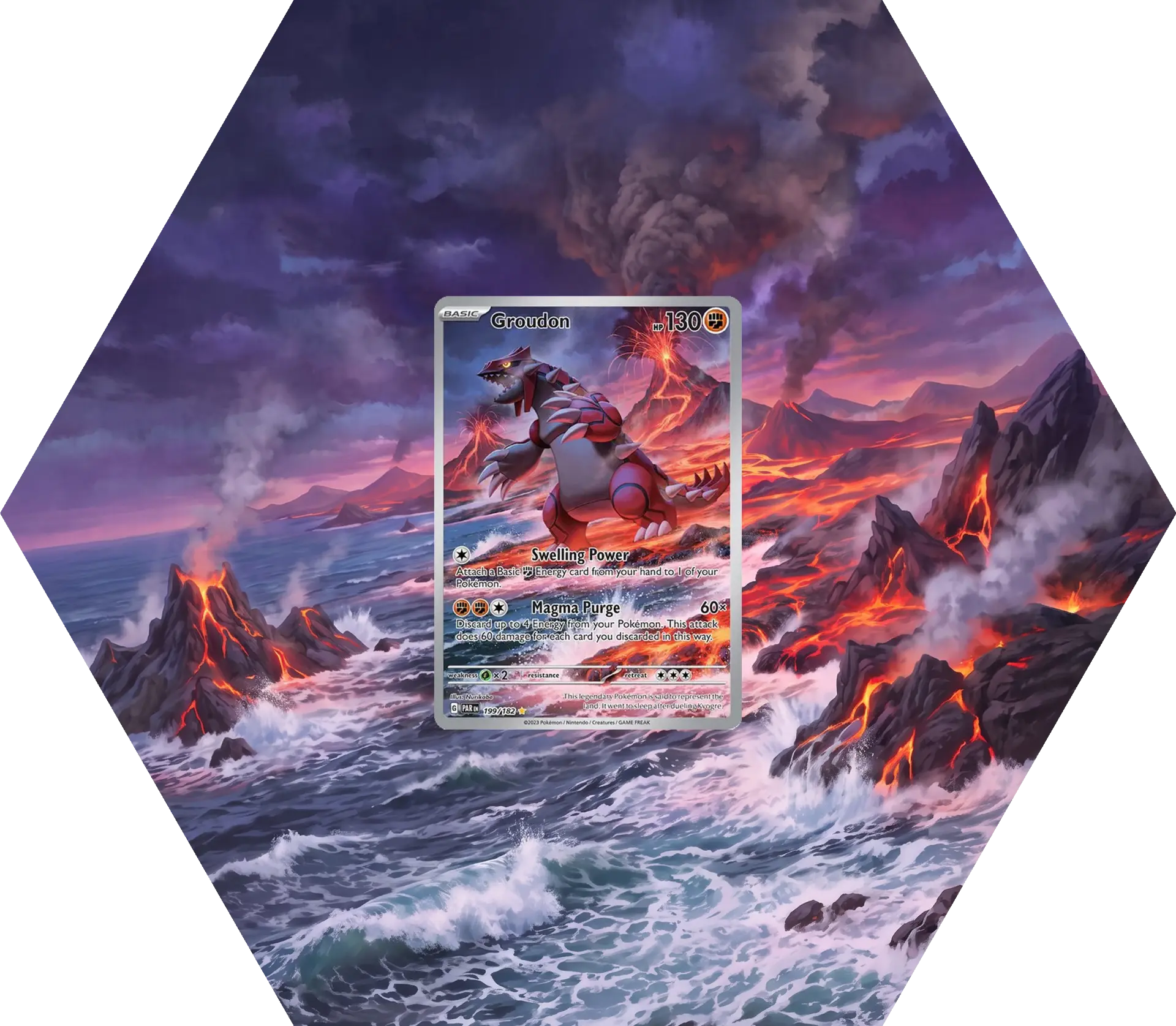 Grail Hexframe® — PAR Groudon IR