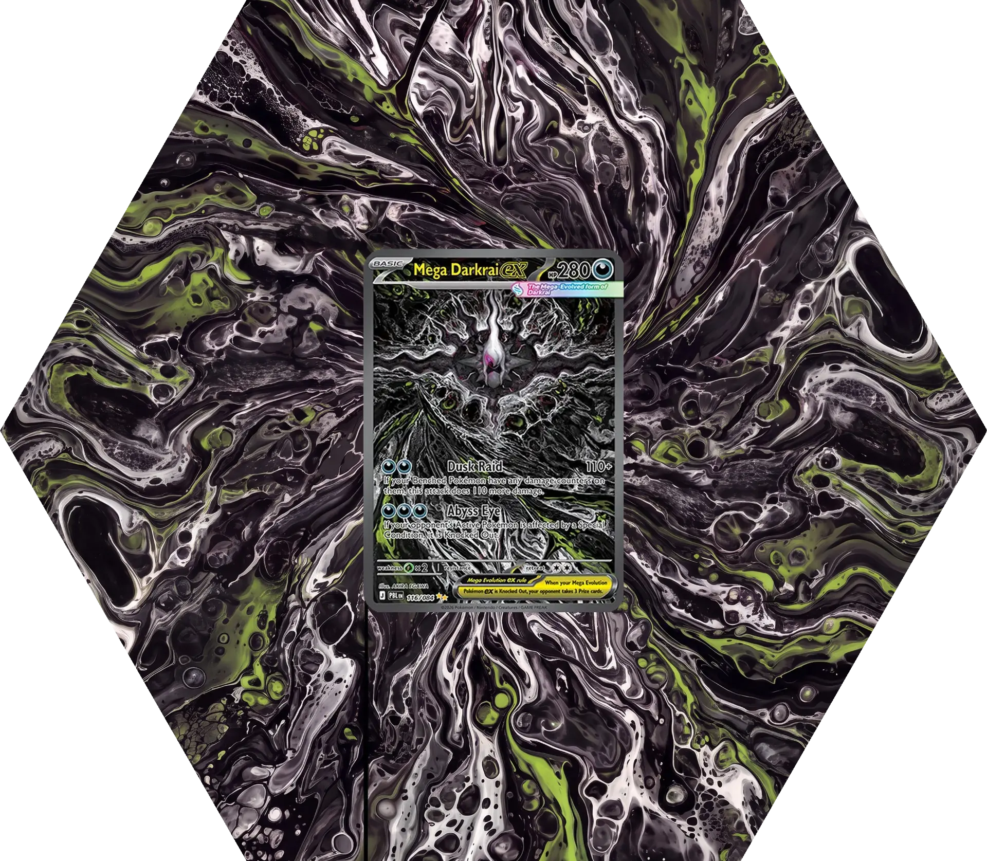 Grail Hexframe® — PB Mega Darkrai SIR