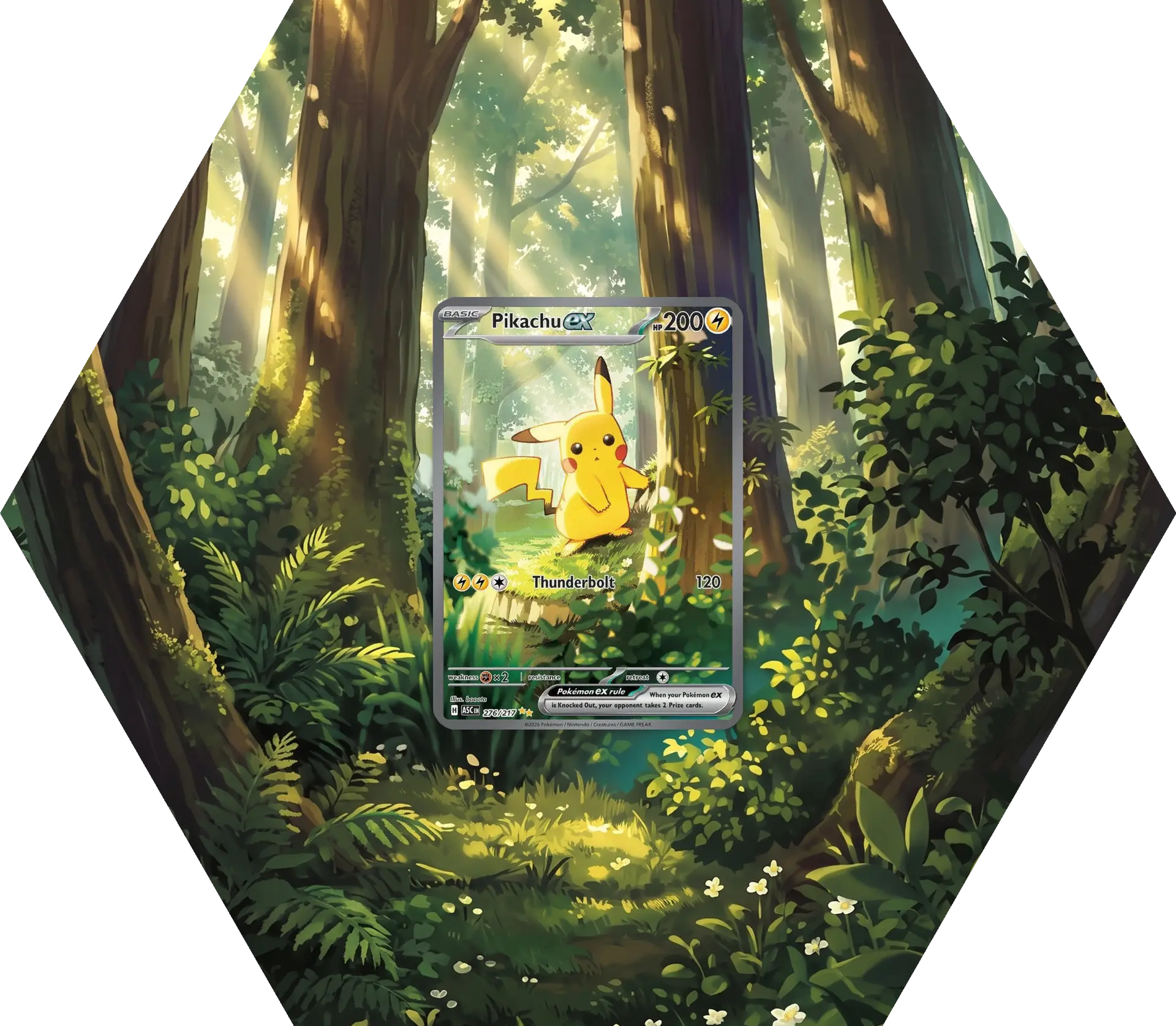 Grail Hexframe® — Ascended Heroes Pikachu SAR