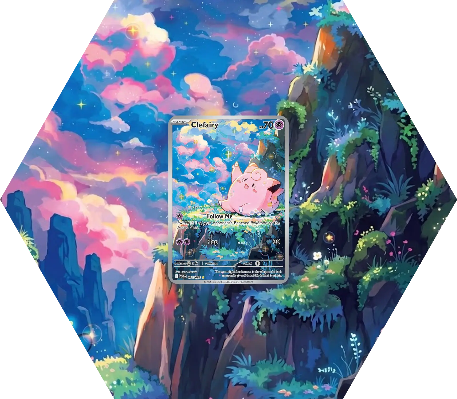 Grail Hexframe® — POR Clefairy IR