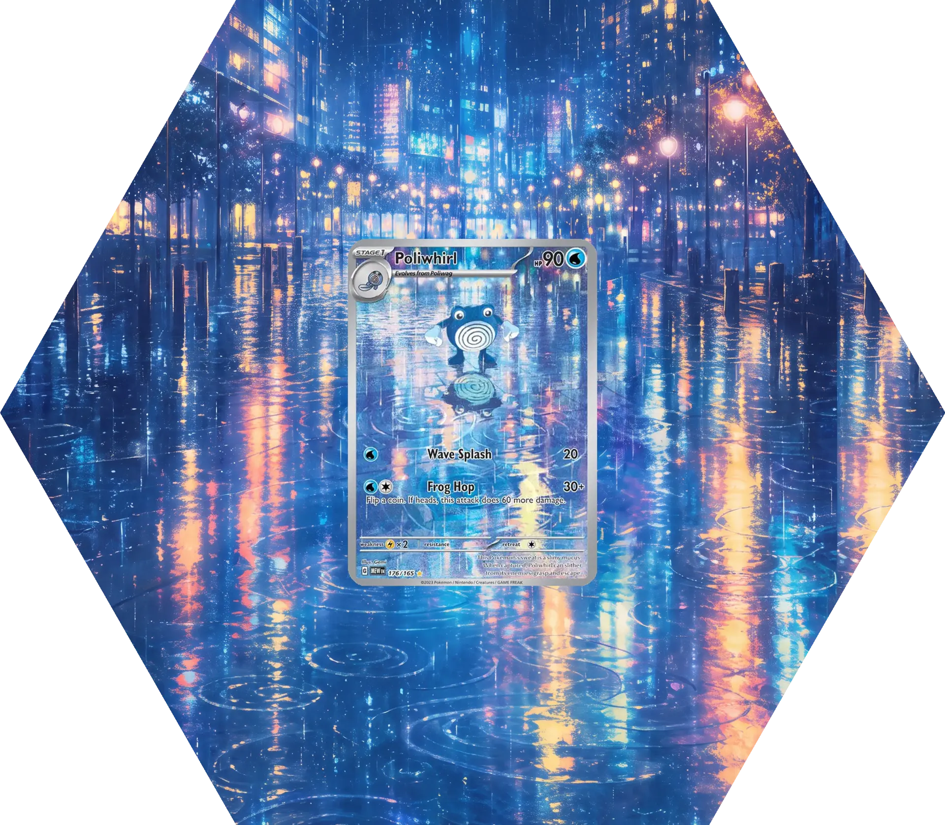 Grail Hexframe® — 151 Poliwhirl IR
